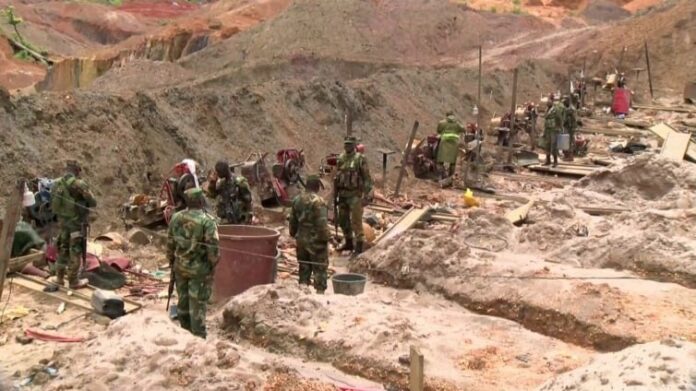 Military galamsey