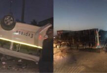 Monday dawn accident creates gridlock at Pokuase on Accra – Kumasi highway