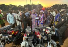 Savelugu NPP PC donates motorbikes and cash to security agencies to support election duties