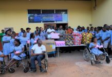 GJA’s General Secretary donates assorted items to Accra Rehabilitation Centre