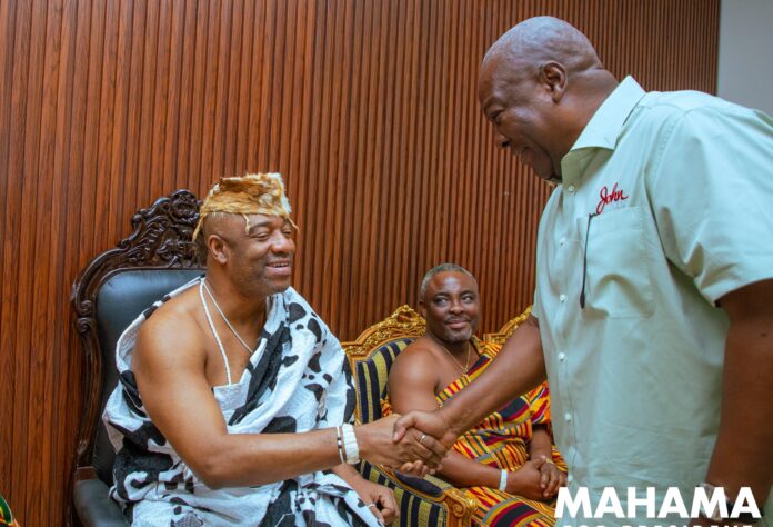 Mahama and Ga Mantse