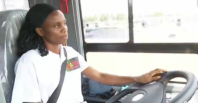 Electric bus driver