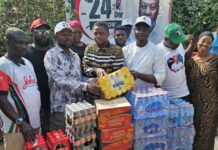 Dec 7 elections: NDC Communications Officer supports party with snacks for polling agents