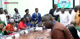Minority stages walkout over vetting of Supreme Court nominees after clash with Ahiafor