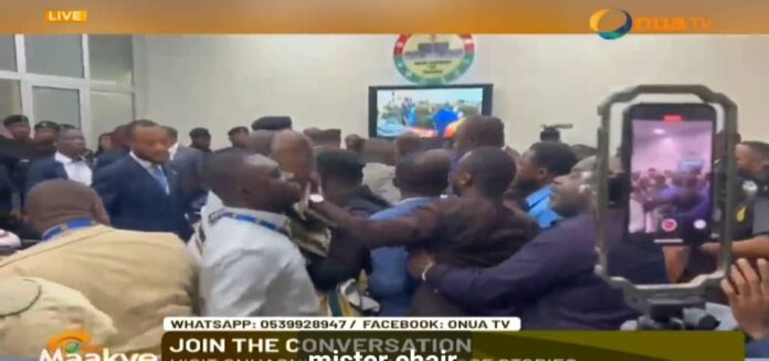 Chaos in Parliament