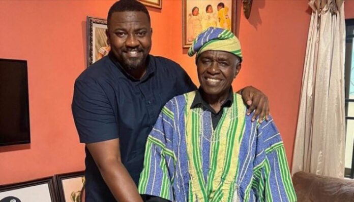 John Dumelo and father