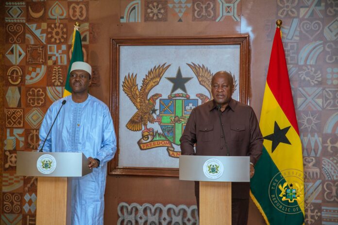 John Mahama and Abdoulaye Maïga,