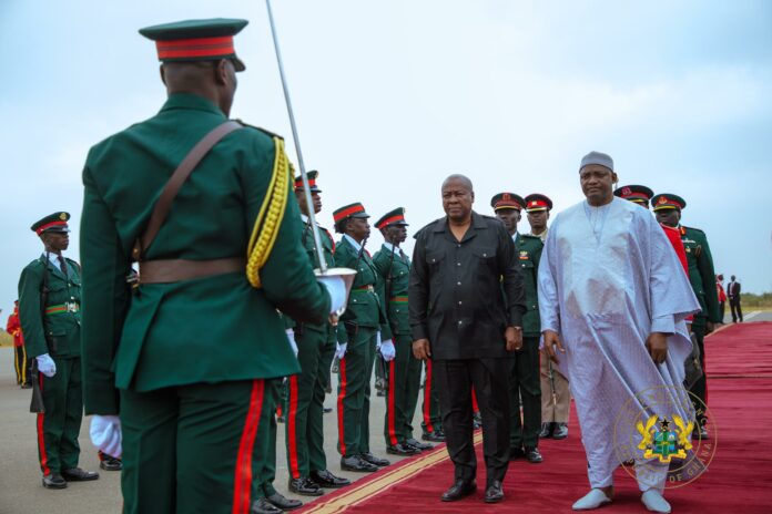 Mahama in Banjul