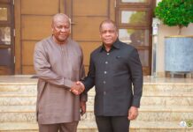 Assemblies of God delegation informs Mahama about funeral of Stephen Wengam’s mum