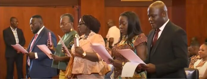 swearin in Ministers