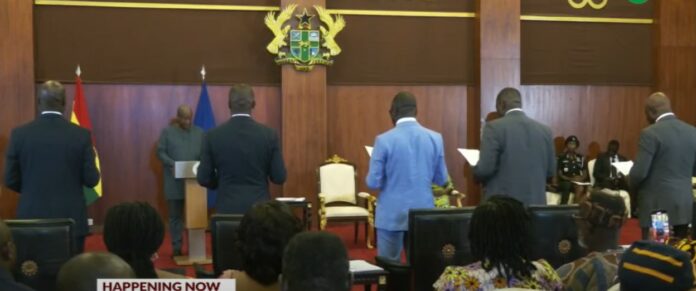 swearing in
