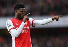 Partey scores in Arsenal’s 5-1 win over Man City