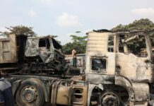Photos: Fire destroys 25 shops, 34 vehicles at workshop in Suame Magazine