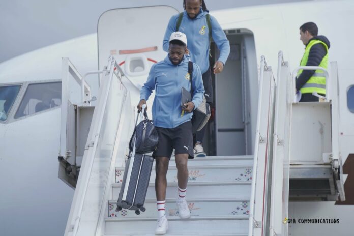 Black Stars arrive Maroc