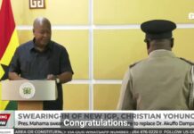 Ghanaians want a fair and just police service – Mahama charges new IGP