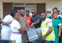 Health Minister Akandoh donates medical equipment to Juaboso Government Hospital