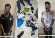 Two in police grips for robbing businessman at Ashaiman