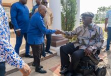 Akufo-Addo reunites with former president Kufuor in heartfelt Easter meeting