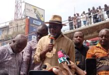 NAPO supports Adum fire victims with cash and 500 bags of cement