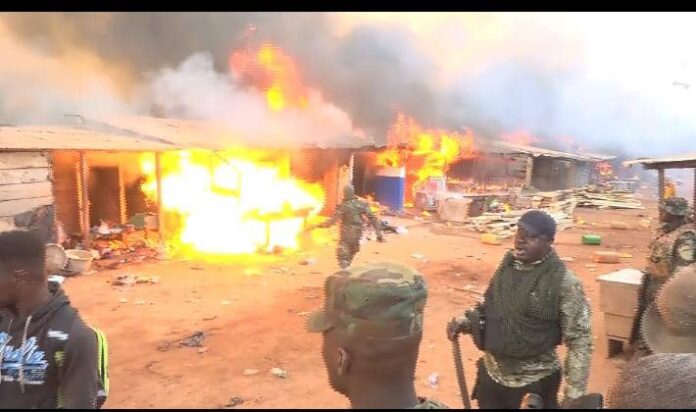 Galamsey burn