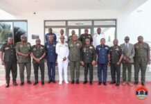 Chief of Defence Staff holds farewell meeting with 2-star Generals in Ghana Armed Forces