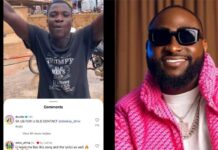 Davido pledges $5000 gift to viral washing bay promoter and TikToker, Ananzo Official