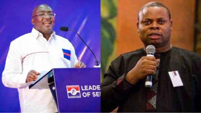 Franklin Cudjoe and Bawumia
