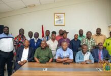 Newly elected GOC Executives pay courtesy call on Sports & Recreation Minister