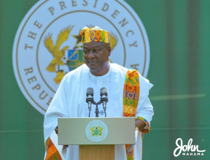 Mahama swearing in