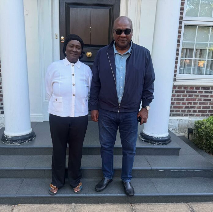 John Mahama and Jane Opoku-Agyemang