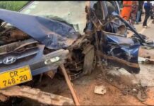 Central Region: 4 dead, including 3 pupils in a crash at Winneba