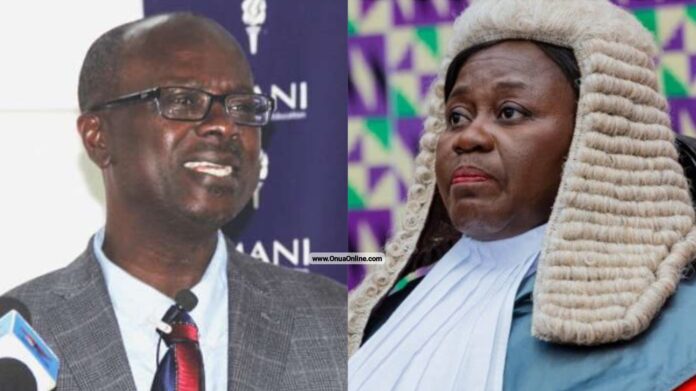 Prof. Kwaku Asare and CJ Torkornoo