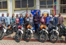 US Embassy donates 90 motorcycles to Ghana Health Service