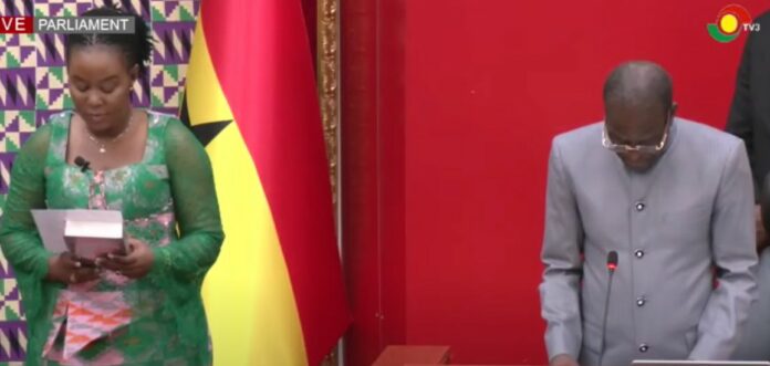 Ewurabena Aubynn swearing in