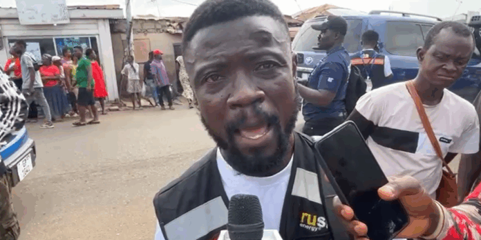 Journalist slapped