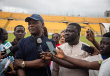 Sports Minister Kofi Adams promises to restore Baba Yara Stadium to former glory