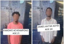 Two arrested for unlawful possession of firearms in Ashanti Region