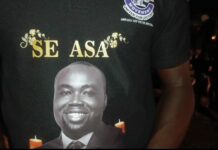 Akwatia youth hold candlelight vigil in memory of deceased MP Ernest Yaw Kumi
