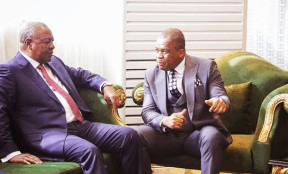 Mahama and Rev Wengam