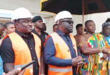 Ashanti Regional Minister inspects developmental projects at Ahafo Ano South West District