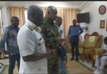 GAF helicopter crash: Western Regional Minister consoles wife of Flying Officer Twum Ampadu