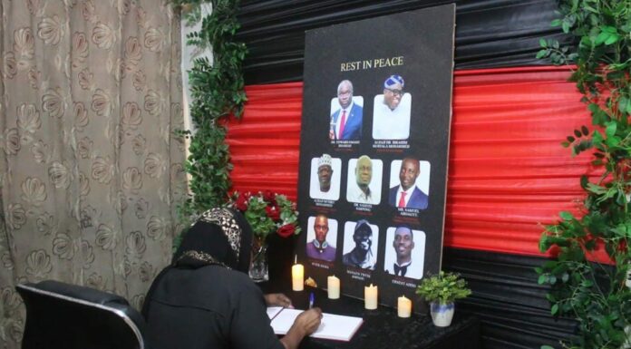 Helicopter crash victims