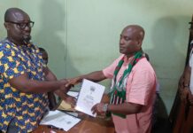 Akwatia by-election: NDC parliamentary candidate files nomination
