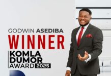 GJA congratulates Godwin Asediba on winning 2025 BBC Komla Dumor Award