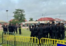 Photos: Heavy security as Asantehemaa’s one-week observance held at Manhyia Palace