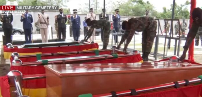 six victims buried
