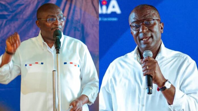 Andrew Asiamah and Bawumia