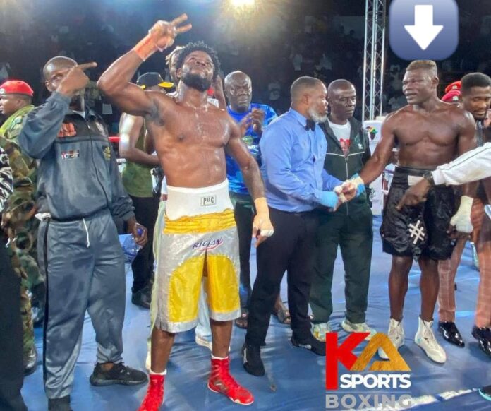 Ernest Bahubali Akushey boxer