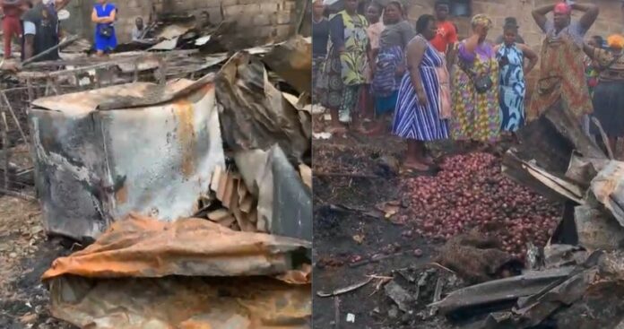 Friday madina market fire