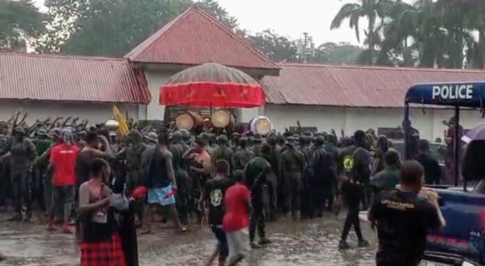 Otumfuo - dance, Asantehemaa funeral